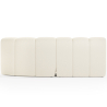 Buy Modular Sofa - Upholstered in Bouclé - 2 Modules - Barkleyn White 61308 home delivery