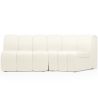 Buy Modular Sofa - Upholstered in Bouclé - 2 Modules - Barkleyn White 61308 - in the EU