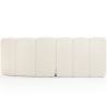 Buy Modular Sofa - Upholstered in Bouclé - 2 Modules - Barkleyn White 61308 with a guarantee