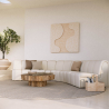 Buy Modular Sofa - Upholstered in Bouclé - 3 Modules - Barkleyn White 61309 - prices