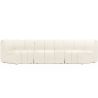 Buy Modular Sofa - Upholstered in Bouclé - 3 Modules - Barkleyn White 61309 - in the EU