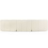 Buy Modular Sofa - Upholstered in Bouclé - 3 Modules - Barkleyn White 61309 with a guarantee
