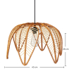 Buy Rattan Ceiling Lamp - Boho Bali Style - Heyma Natural 61311 in the Europe