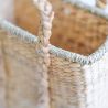 Buy Natural Fiber Basket with Handles - 25x12CM - Gretye Natural 61316 home delivery