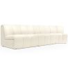 Buy Modular Sofa - Upholstered in Bouclé - 3 Modules - Barkleyn II White 61310 at MyFaktory