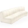 Buy Modular Sofa - Upholstered in Bouclé - 3 Modules - Barkleyn II White 61310 in the Europe