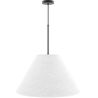Buy Hanging Ceiling Lamp with Beige Fabric Shade - Derila Black 61334 - prices