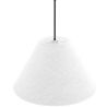Buy Hanging Ceiling Lamp with Beige Fabric Shade - Derila Black 61334 in the Europe