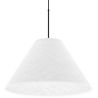 Buy Hanging Ceiling Lamp with Beige Fabric Shade - Derila Black 61334 home delivery
