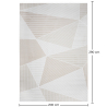 Buy Rug Large Contemporary Modern Design - Beige (290x200 cm) - Ritoy Beige 61365 in the Europe