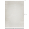 Buy Rug Large Contemporary Modern Design - Beige (290x200 cm) - Zersa Beige 61373 in the Europe