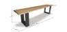 Buy Industrial style wooden bench Black 58438 - prices