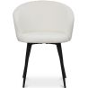 Buy Upholstered Dining Chair in Bouclé - Vurel White 61300 - in the EU