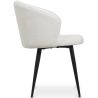 Buy Upholstered Dining Chair in Bouclé - Vurel White 61300 in the Europe