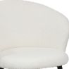 Buy Upholstered Dining Chair in Bouclé - Vurel White 61300 with a guarantee