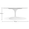Buy Tulipa Table - Marble - 110cm Marble 13302 - in the EU