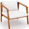 Buy Outdoor Teak Wood Armchair - Aran Natural 61325 - prices