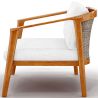 Buy Outdoor Teak Wood Armchair - Aran Natural 61325 at MyFaktory