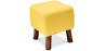 Buy Jonah scandinavian style Footstool - Fabric Yellow 55340 - prices