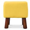 Buy Jonah scandinavian style Footstool - Fabric Yellow 55340 - in the EU