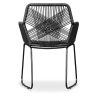 Buy Tropical Garden armchair - Black Legs Black 58538 - prices