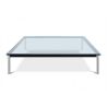 Buy Glass Coffee Table SQUAR - 80cm Steel 13299 - in the EU