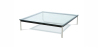 Buy Glass Coffee Table SQUAR - 80cm Steel 13299 in the Europe