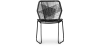 Buy Tropical Garden chair - Black Legs Black 58533 - prices