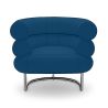 Buy Designer armchair - Faux leather upholstery - Biven Black 16500 - prices