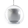 Buy Designer hanging armchair - Faux leather upholstery - Pop Silver 13199 at MyFaktory