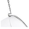 Buy Designer hanging armchair - Faux leather upholstery - Pop Silver 13199 in the Europe
