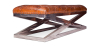 Buy Padded Bench Churchill Lounge - Premium Leather Light brown 48383 - prices