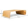 Buy Coffee Table and Magazine Rack Aurora - Big Model - Wood Natural wood 16323 - in the EU