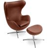 Buy Special Edition Bold chair with Ottoman - Premium Leather Vintage brown 13661 - in the EU