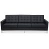 Buy Design Sofa Kanel  (3 seats) - Premium Leather Black 13247 - in the EU