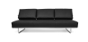 Buy Sofa Bed SQUAR (Convertible)  - Premium Leather Black 14622 - in the EU