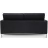 Buy Design Sofa Kanel (2 seats) - Premium Leather Black 13243 at MyFaktory
