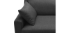 Buy Design Living-room Sofa - 3 seats - Fabric Dark grey 26729 - in the EU
