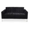 Buy 2 seats Sofa Kanel - Fabric Black 13241 - in the EU