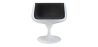 Buy Lounge Chair - White Design Chair - Fabric Upholstery - Brandy Black 13158 - prices