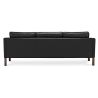 Buy Design Sofa 2213 (3 seats) - Premium Leather Black 13928 in the Europe