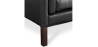 Buy Design Sofa 2213 (3 seats) - Premium Leather Black 13928 - in the EU