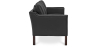 Buy Design Sofa 2213 (3 seats) - Premium Leather Black 13928 in the Europe