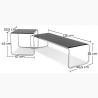 Buy Special Edition Lazo Coffee Table - Natural Wood Natural wood 16315 in the Europe