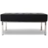 Buy Kanel Bench (2 seats) - Faux Leather Black 13213 - in the EU