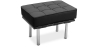 Buy City Bench (1 seat) - Faux Leather Black 15424 - prices