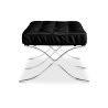 Buy City Ottoman (2 seats) - Premium Leather Black 13226 at MyFaktory