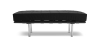 Buy City Bench (2 seats) - Faux Leather Black 13219 - prices