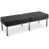 Buy Kanel Bench (3 seats) - Premium Leather Black 13217 - prices