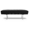 Buy City Bench (2 seats) - Premium Leather Black 13220 - in the EU